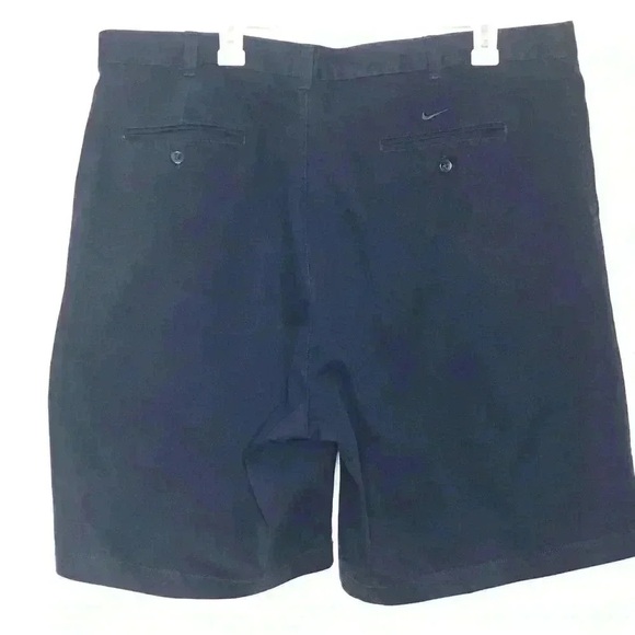 Nike Men’s Golf Shorts Size 40 Navy Blue Pleated Cotton Athletic Preppy - Picture 10 of 16